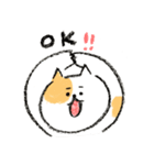 まゆ猫 クレヨンver.【お祝い・日常】（個別スタンプ：15）