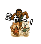 番外編：ダッシュ！コタロウ陸上スタンプ（個別スタンプ：40）