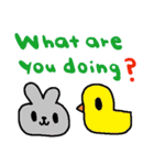 (nenerin日常会話スタンプ382英語気遣い)（個別スタンプ：28）