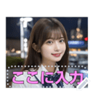 【女子高校生】制服・競泳水着・ビキニなど（個別スタンプ：5）