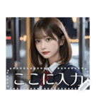 【女子高校生】制服・競泳水着・ビキニなど（個別スタンプ：19）