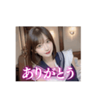 女子高校生の制服コスで働く夜職の美女（個別スタンプ：10）