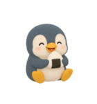可愛い3Dペンギン（個別スタンプ：24）