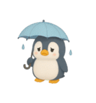 可愛い3Dペンギン（個別スタンプ：28）