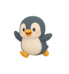 可愛い3Dペンギン（個別スタンプ：30）