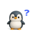 可愛い3Dペンギン（個別スタンプ：33）