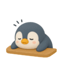 可愛い3Dペンギン（個別スタンプ：35）