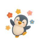 可愛い3Dペンギン（個別スタンプ：38）