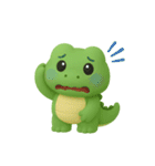 可愛い3Dワニくん（個別スタンプ：19）