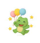 可愛い3Dワニくん（個別スタンプ：21）