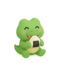 可愛い3Dワニくん（個別スタンプ：24）