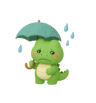 可愛い3Dワニくん（個別スタンプ：27）