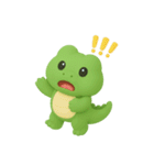可愛い3Dワニくん（個別スタンプ：31）