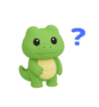 可愛い3Dワニくん（個別スタンプ：33）