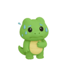 可愛い3Dワニくん（個別スタンプ：34）