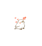 カラフルインコの超小さいスタンプ（個別スタンプ：22）