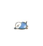 カラフルインコの超小さいスタンプ（個別スタンプ：29）