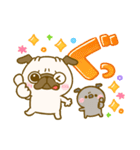秋のパグちゃん♡毎年役立つ（個別スタンプ：3）