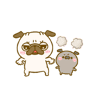 秋のパグちゃん♡毎年役立つ（個別スタンプ：8）