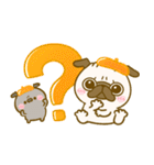 秋のパグちゃん♡毎年役立つ（個別スタンプ：9）