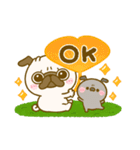秋のパグちゃん♡毎年役立つ（個別スタンプ：25）