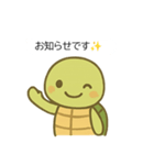 ゆる〜くたのしいカメのゆうぞうさん（個別スタンプ：17）
