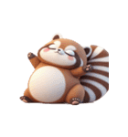レッサーパンダの萌え力爆発（個別スタンプ：2）