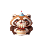 レッサーパンダの萌え力爆発（個別スタンプ：6）