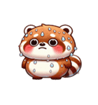 レッサーパンダの萌え力爆発（個別スタンプ：9）