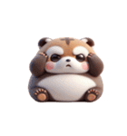 レッサーパンダの萌え力爆発（個別スタンプ：22）