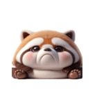 レッサーパンダの萌え力爆発（個別スタンプ：24）