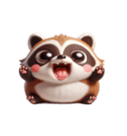 レッサーパンダの萌え力爆発（個別スタンプ：28）