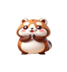 レッサーパンダの萌え力爆発（個別スタンプ：31）