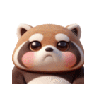 レッサーパンダの萌え力爆発（個別スタンプ：32）