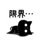 ぼく黒猫ネガティブ人生（個別スタンプ：13）