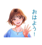 大人のお姉さん★業務連絡（個別スタンプ：2）