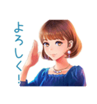 大人のお姉さん★業務連絡（個別スタンプ：3）