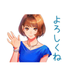大人のお姉さん★業務連絡（個別スタンプ：20）