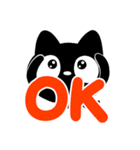 クロネコすたんぷ【英語付】（個別スタンプ：9）