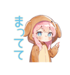おねだり犬耳パーカーの女の子♡（個別スタンプ：27）