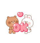 カナ ＆ カキ : 愛愛8（個別スタンプ：4）