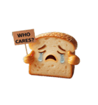 涙いっぱいの超かわいいトースト（個別スタンプ：6）