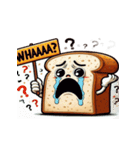 涙いっぱいの超かわいいトースト（個別スタンプ：8）