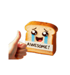 涙いっぱいの超かわいいトースト（個別スタンプ：13）