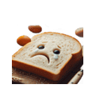 涙いっぱいの超かわいいトースト（個別スタンプ：16）