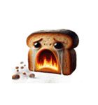 涙いっぱいの超かわいいトースト（個別スタンプ：25）