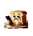 涙いっぱいの超かわいいトースト（個別スタンプ：27）