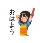 ママの秋★家族とほんわか（個別スタンプ：2）