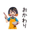 ママの秋★家族とほんわか（個別スタンプ：30）