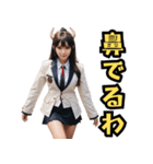 仮装女子_鬼ドル(オカンの日常編）（個別スタンプ：15）